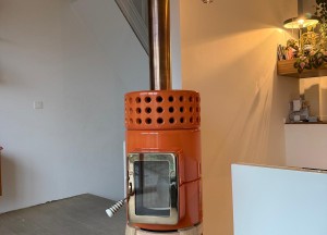 RoundStack wood keramische houtkachel