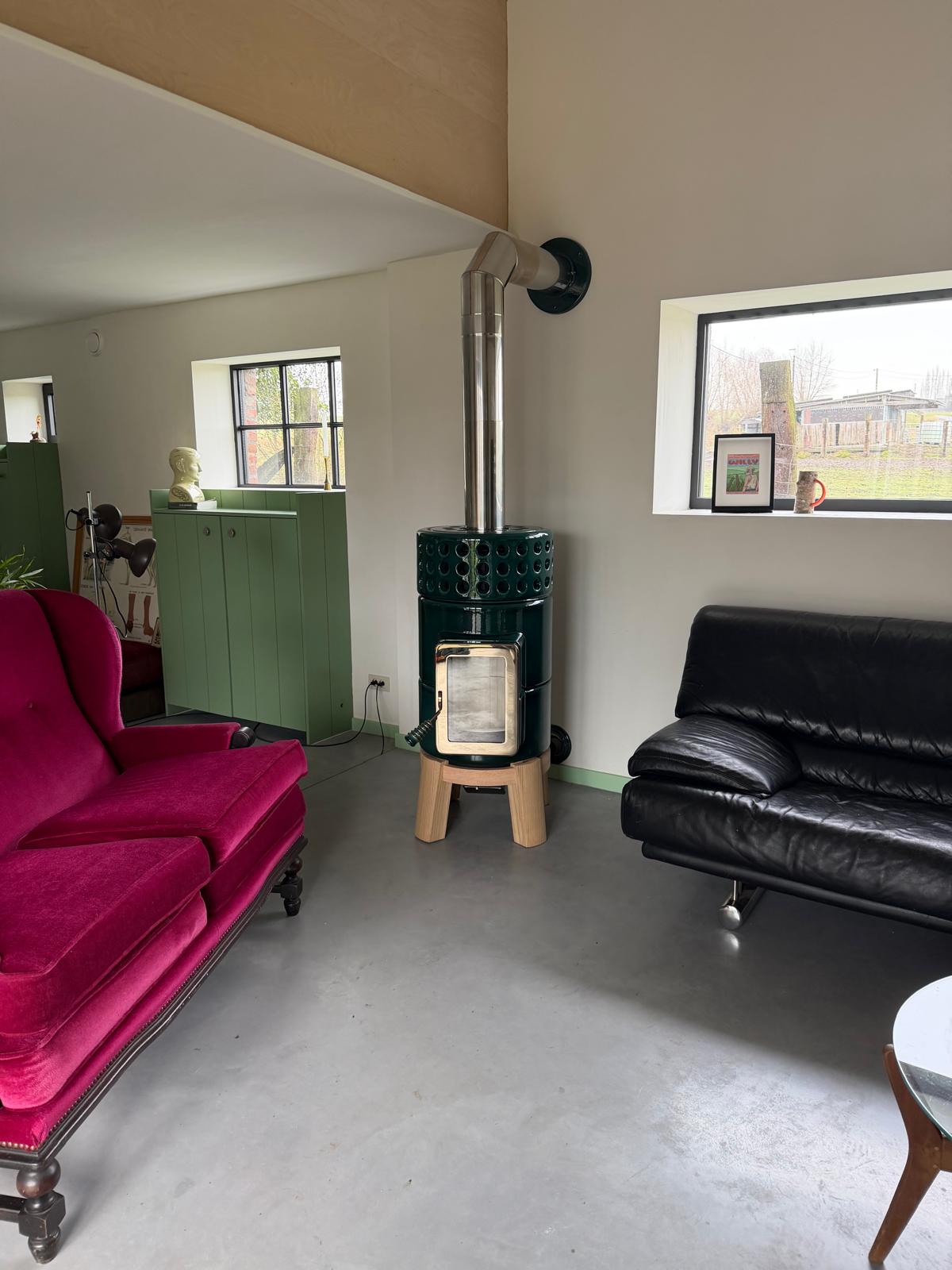 RoundStack wood houtkachel