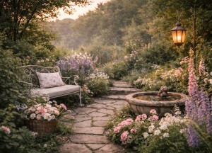 Romantische tuin: kleur, geur en nostalgische details