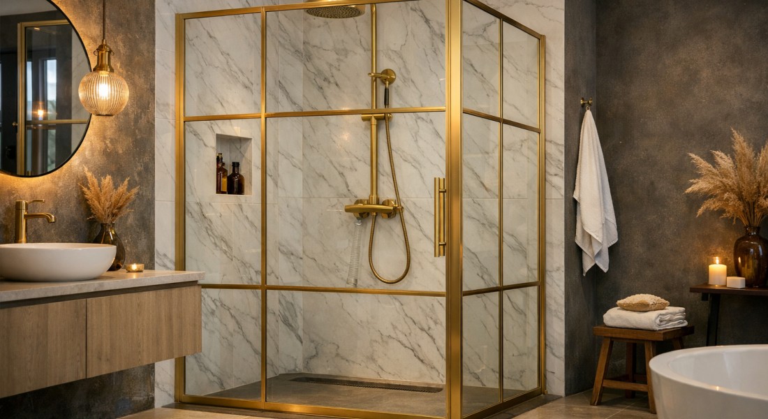 Messing Douchewanden: Warm, Luxe en Helemaal van Nu