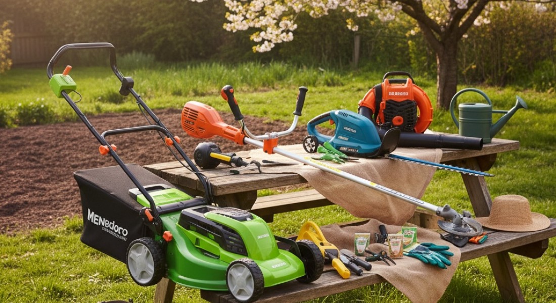 Tuinmachines en tuingereedschap