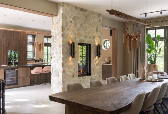 Doorkijkhaard als verbindend element in Baarn