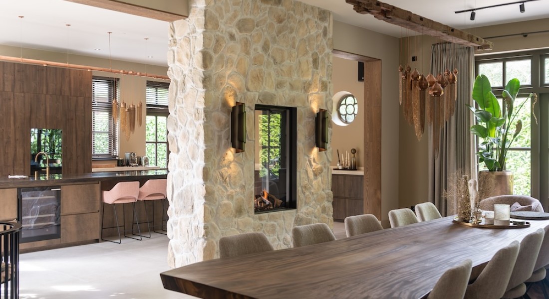 Doorkijkhaard als verbindend element in Baarn