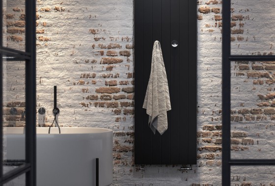 Slim verwarmen in een kleine badkamer