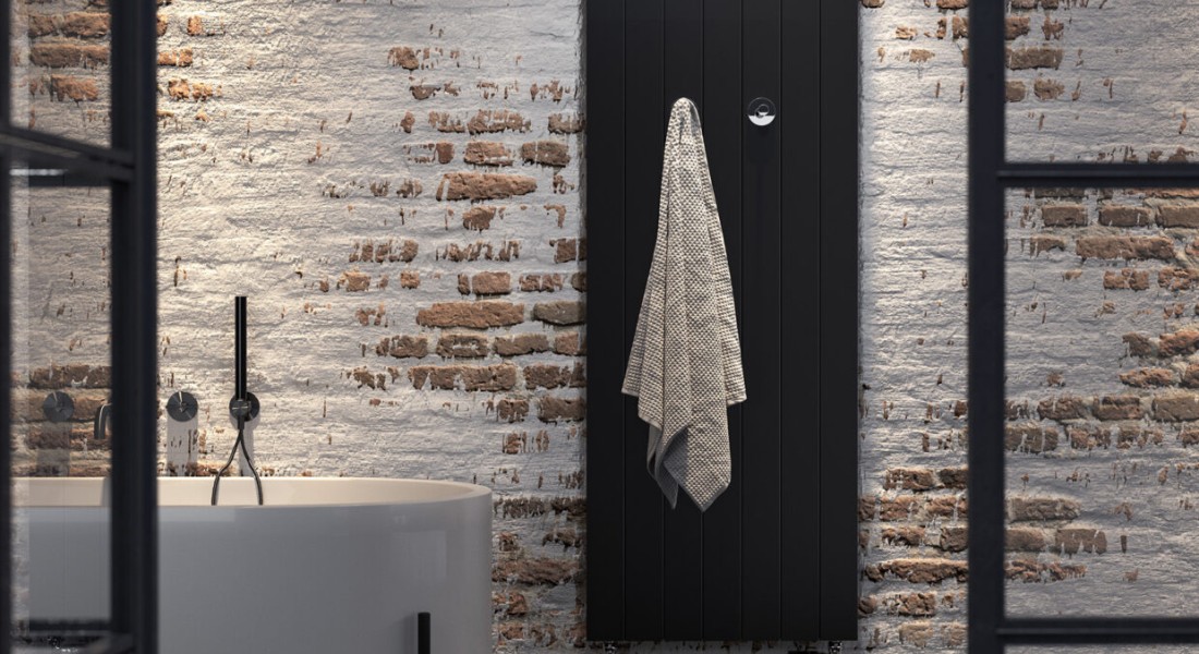 Slim verwarmen in een kleine badkamer