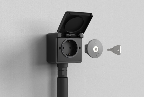 Niko introduceert afsluitbaar buitenstopcontact