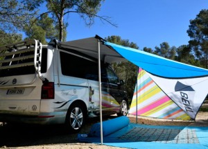 BENT Zipshades: flexibele en kleurrijke schaduwdoeken voor op de camping