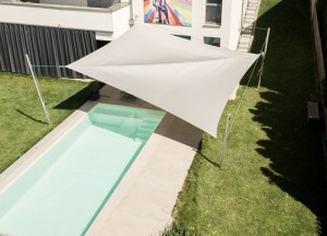 FlexZ oprolbaar schaduwdoek- betaalbaar alternatief voor dure oprolsystemen - 