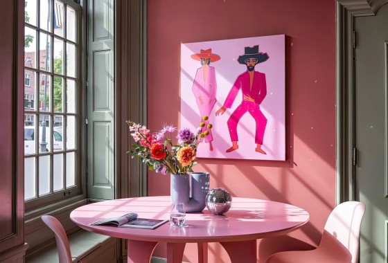 Nieuw trendrapport laat zien dat Nederland beige verruilt voor kleur aan de muur