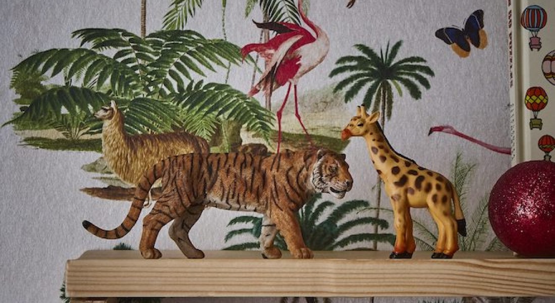 Tropical Zoo aan de muur