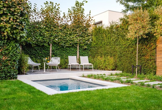 Ontdek de plunge pool voor kleine tuinen