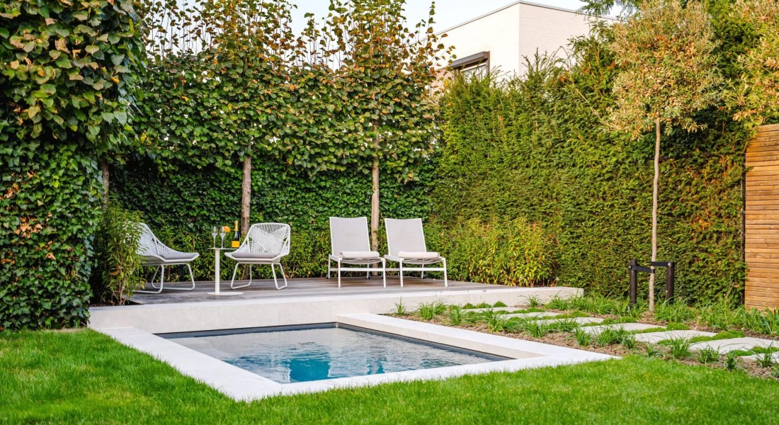 Ontdek de plunge pool voor kleine tuinen