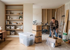 Slimme opbergoplossingen tijdens en na een verbouwing