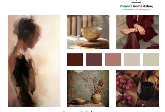 Moodboard Monday: Burgundy Balance