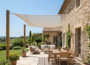 Macramé schaduwdoeken: sfeervolle schaduw met een bohemian uitstraling - 