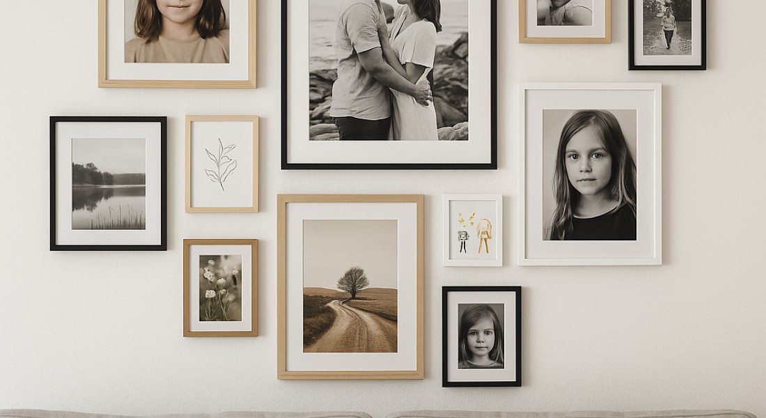 Gallery wall maken: hoe combineer je fotolijstjes op een creatieve manier?
