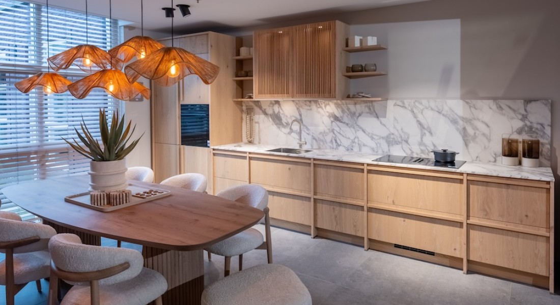 Ervaar de Japandi keuken zelf bij Tieleman Keukens