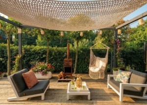 ZONZ introduceert macramé schaduwdoeken voor een sfeervol terras