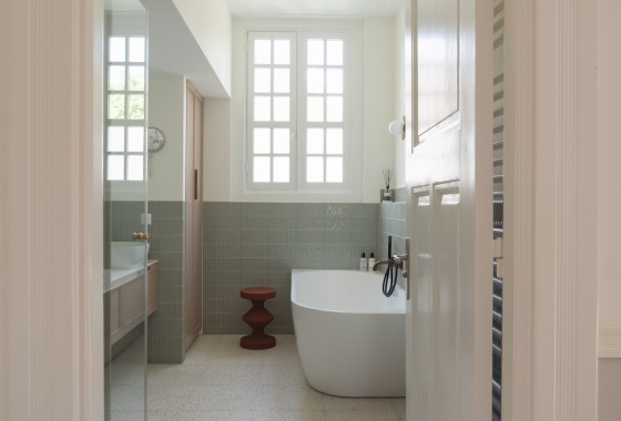 Barritas Salamandra wand en Terrazzo Cassata vloertegel combineren