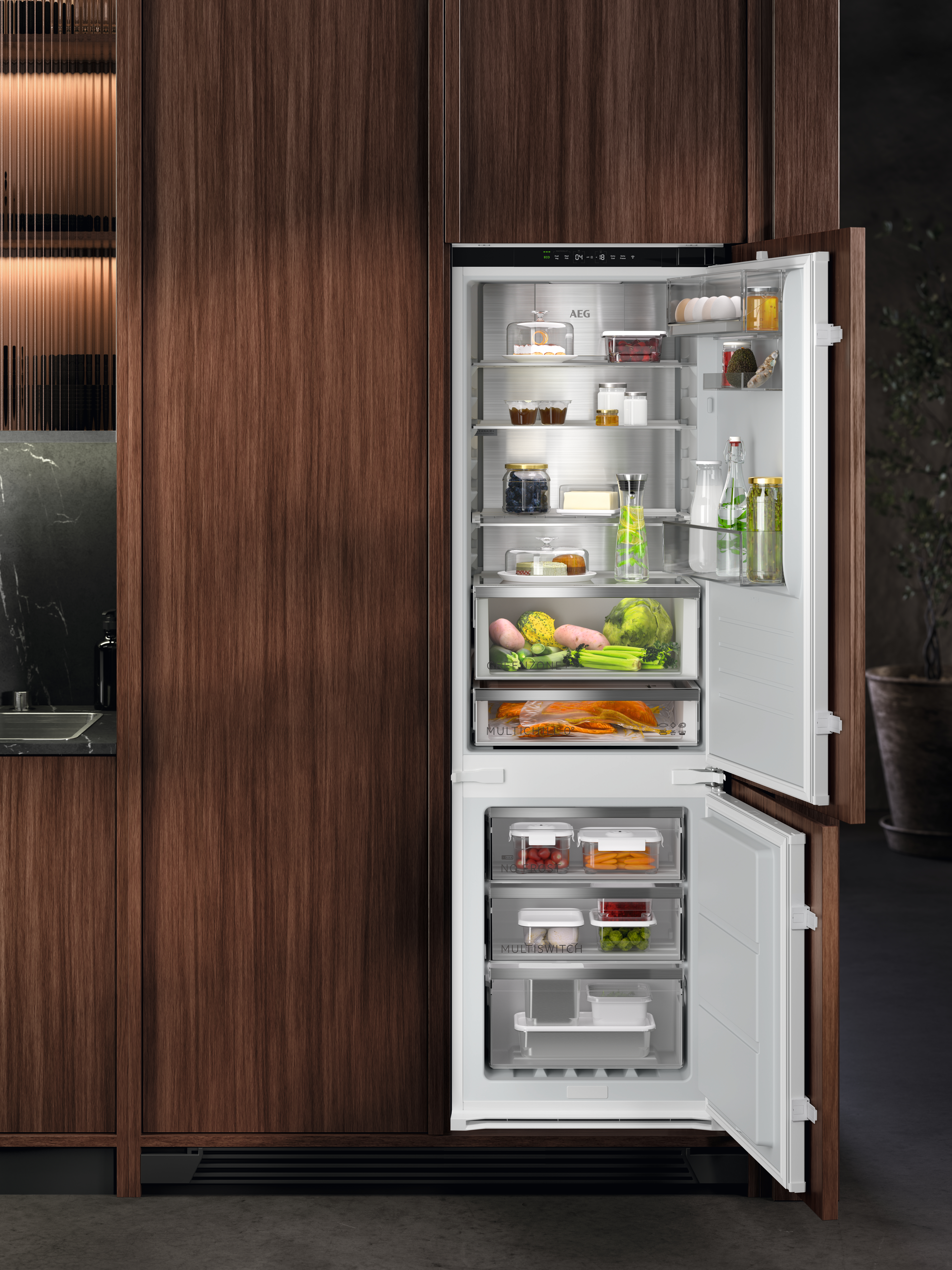 AEG koel-vriescombinaties: slim vershouden zonder moeite
