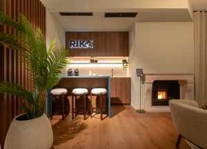 Een inbouwcassette op pellets van RIKA, de Interno - RIKA