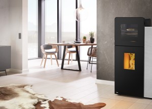 RIKA Domo Back: verwarmen én koken in één pelletkachel - RIKA