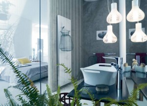 Moderne Slaapkamer Met Bad: Minimalistisch en Stijlvol