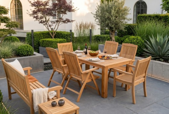 Waarom teakhouten tuinmeubelen jarenlang meegaan