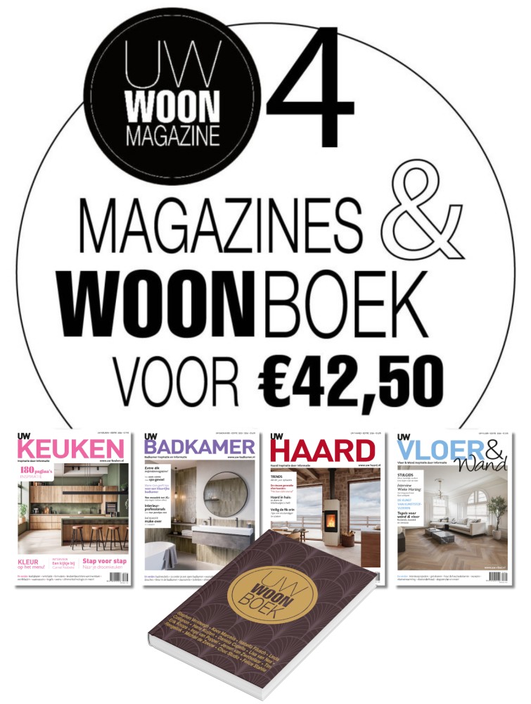 4 UW magazines + UW woonboek