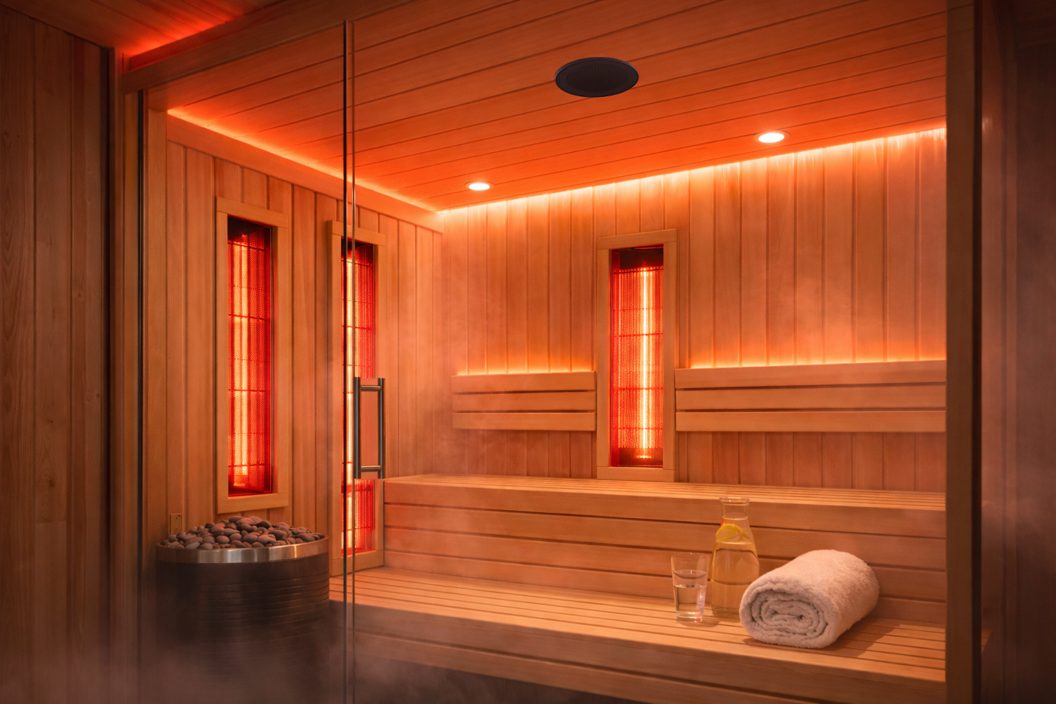 Jazz sauna speaker, weer- en temperatuurbestendig | AquaSound