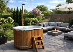 Hottub met houtkachel 2 persoons | Ticra Outdoor - Ticra Outdoor, Wellness en Glamping