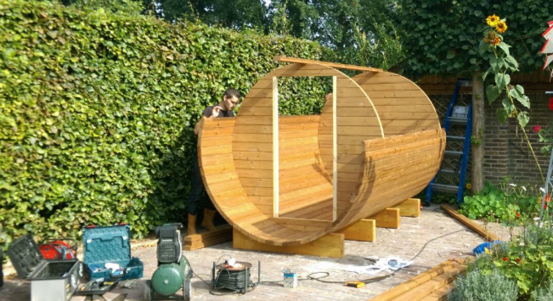 Buitensauna opbouwen in je tuin | Ticra Outdoor