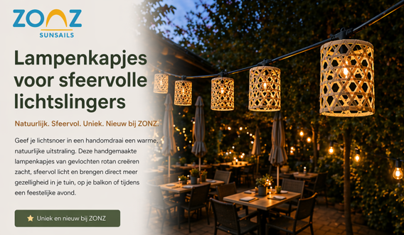 Lampenkapjes lichtsnoer