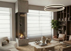 Bio-ethanol inbouwhaard - ELU B ROOM DIVIDER 75/160