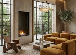 Bio-ethanol inbouwhaard - ELU W FRONT 60/120 - Elu-Fire