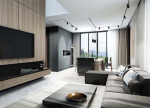 Verlichting aan een rail - Loxone