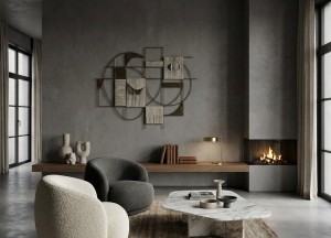 Bio-ethanol inbouwhaard - ELU B CORNER 75/45 Links - Elu-Fire