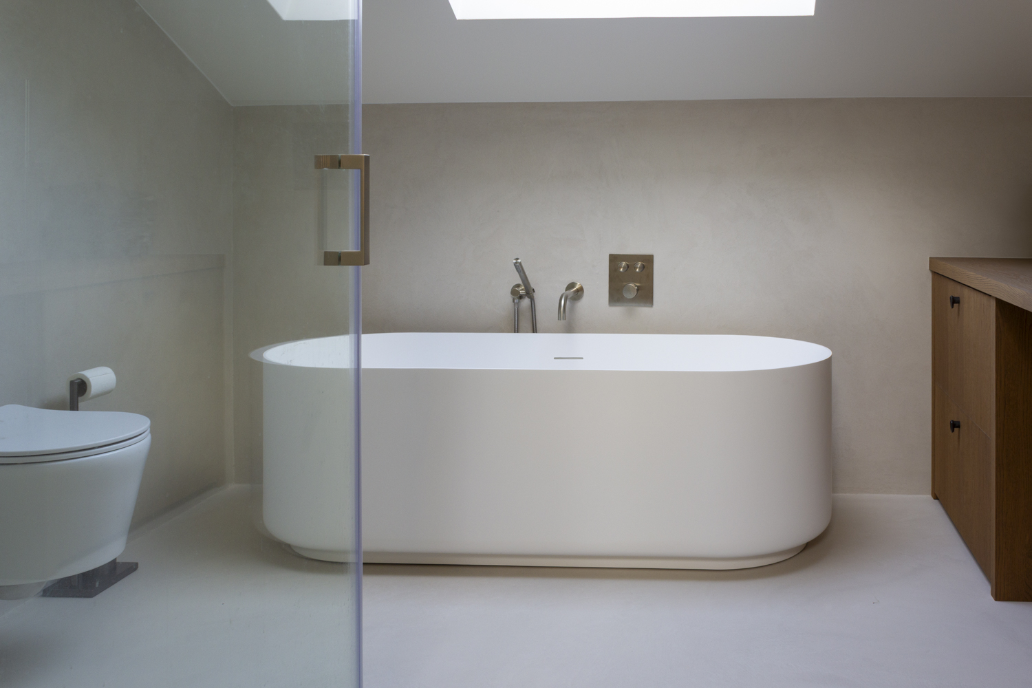 Microcement in de badkamer