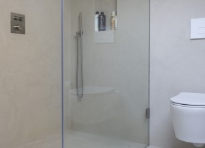 Microcement in de badkamer