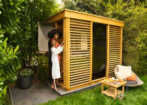 Ontspannen in eigen tuin met een luxe buitensauna van Ticra Outdoor