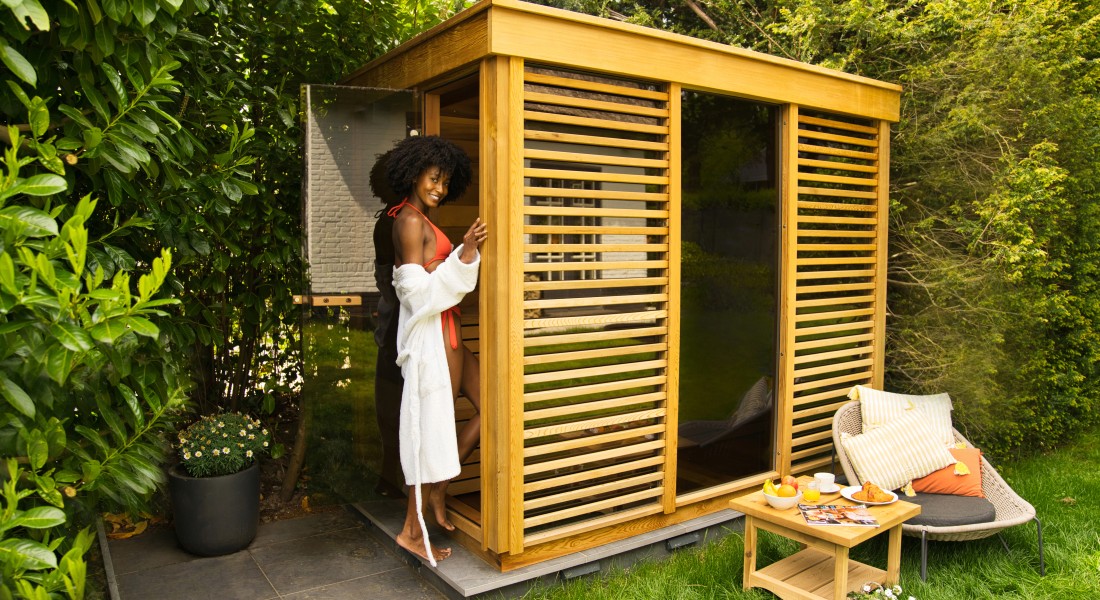 Ontspannen in eigen tuin met buitensauna | Ticra Outdoor