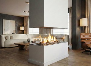 Bio-ethanol inbouwhaard - ELU B FOUR-SIDED 110/45 - Elu-Fire