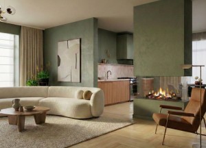 Bio-ethanol inbouwhaard - ELU B FOUR-SIDED 110/55 - Elu-Fire