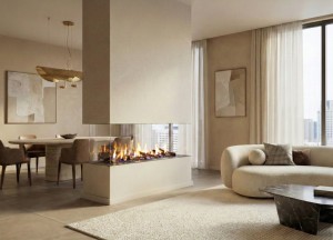Bio-ethanol inbouwhaard - ELU B FOUR-SIDED 145/45 - Elu-Fire