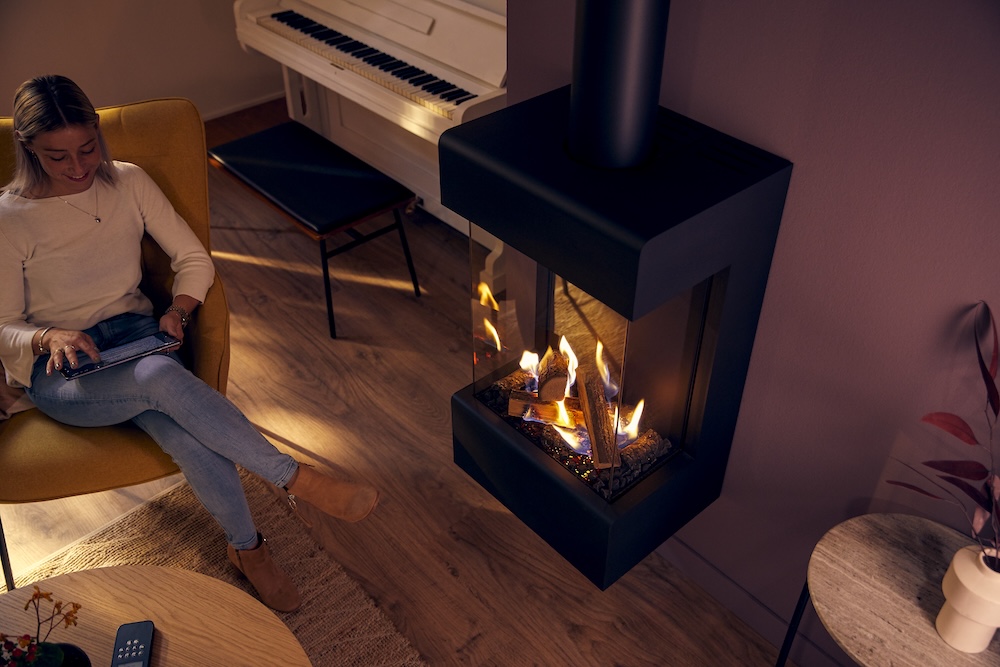 Topaz haard | Trimline Fires