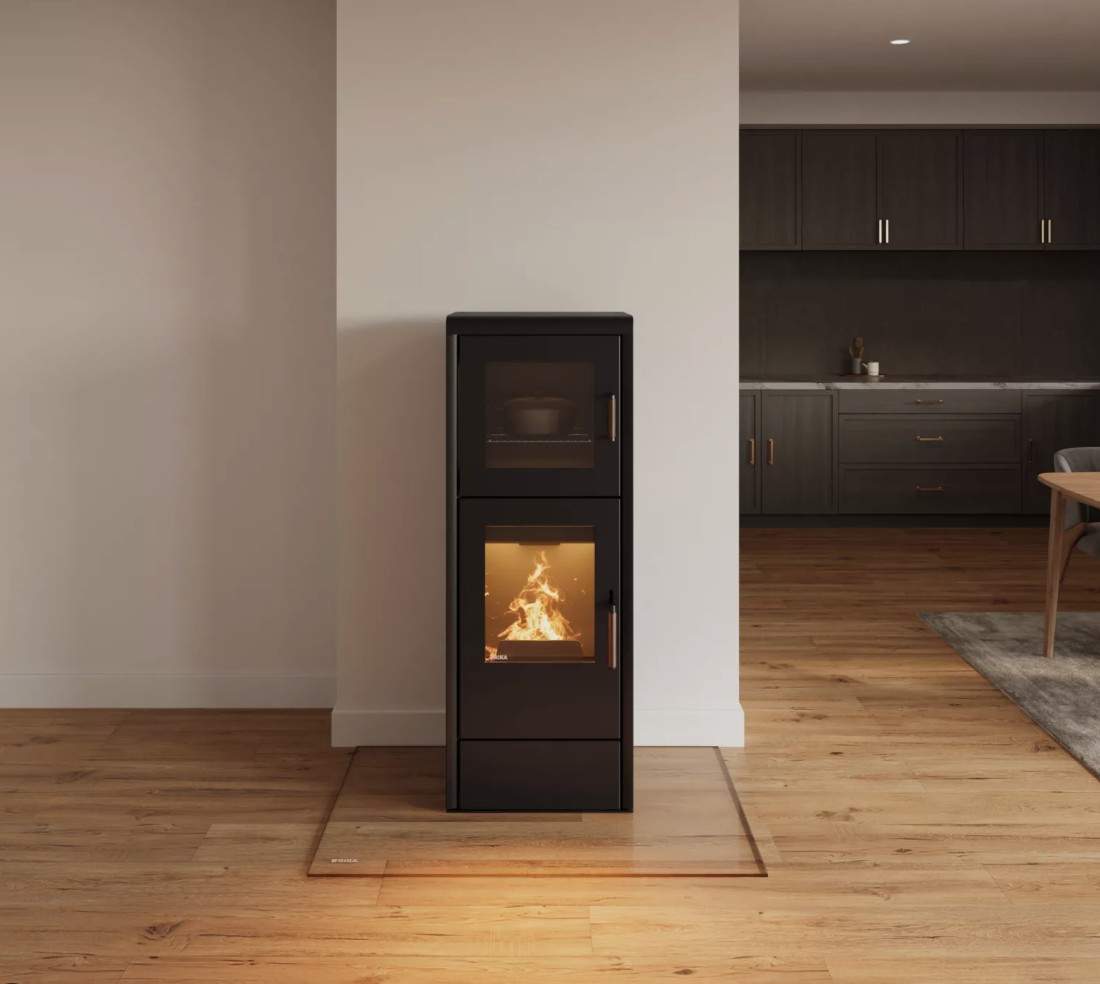 RIKA Back houtkachel met oven