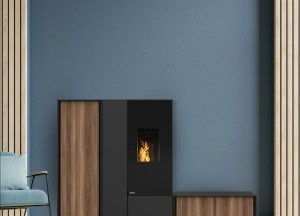 RIKA Connect, dat is een pelletkachel en meubel in 1