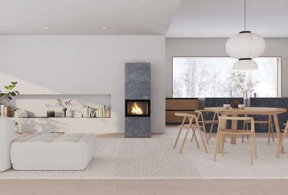 Efficiënt verwarmen met de haarden van Tulikivi