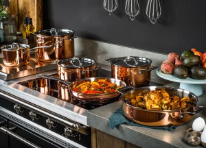 DUCQ Koperen Pannenset 6 delig – Inductie geschikt – Koper - 3 laags