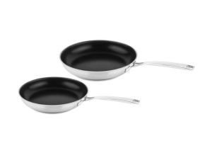 DUCQ koekenpannenset 24 cm + 28 cm met keramische anti-aanbaklaag (PFAS vrij) - DUCQ